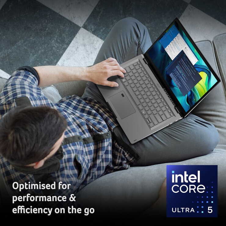 Acer Aspire Spin, Intel Core Ultra 5, 16GB RAM, 1TB SSD, 14 Inch Converitble 2in1 Laptop, NX.J3JEK.003