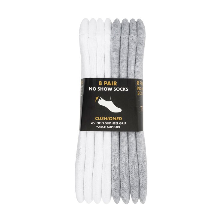 Ted Baker Men's Liner Sock, 8 Pack in White