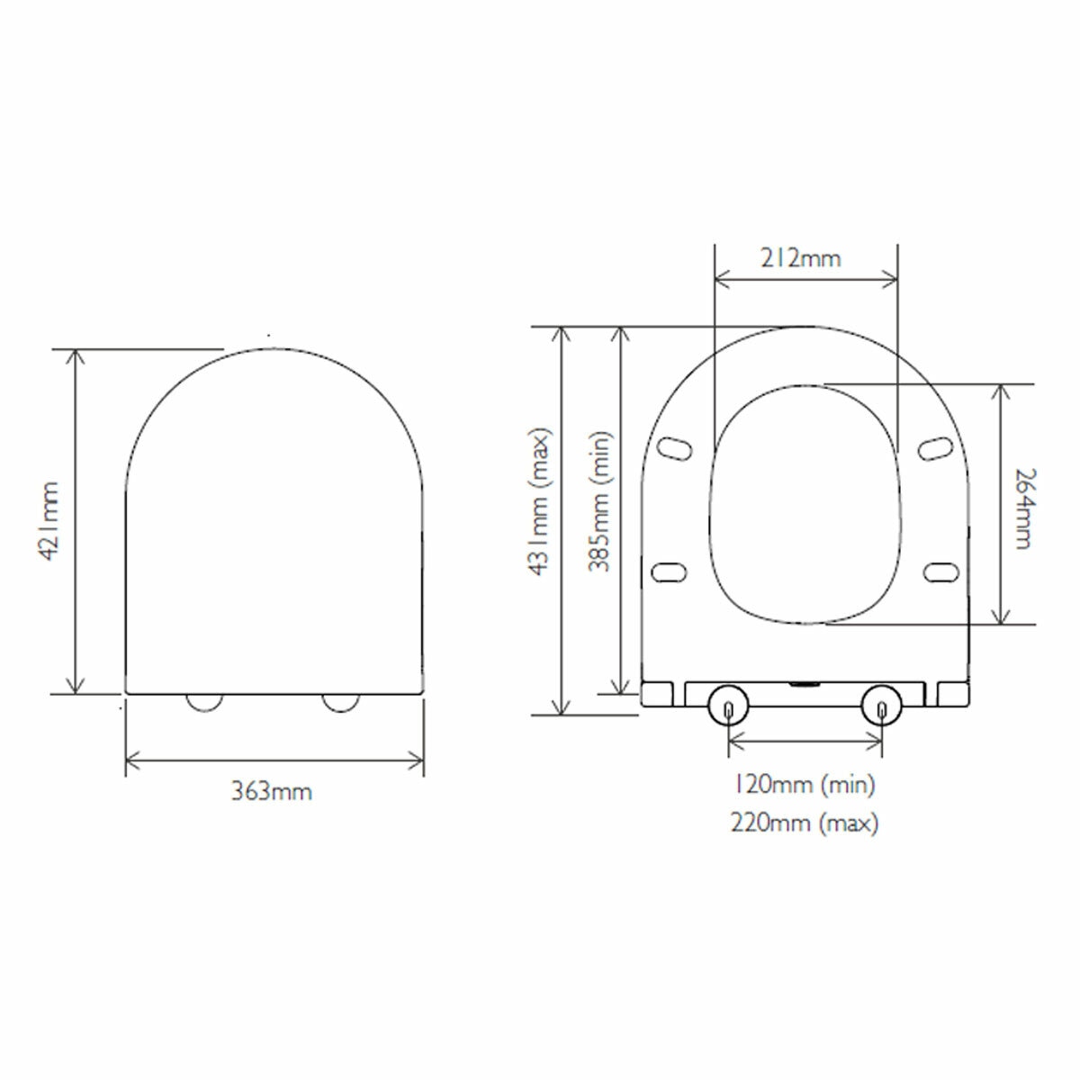 Tavistock Lindo Closed Back Toilet With Cistern And Seat