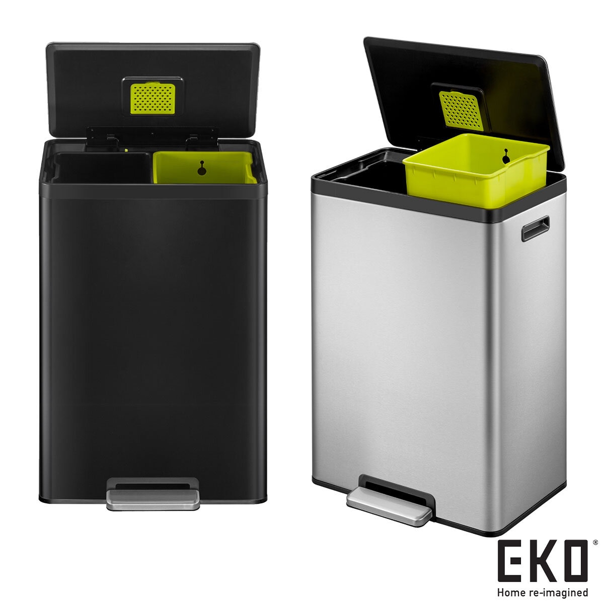 EKO Ecocasa II bin in two colours