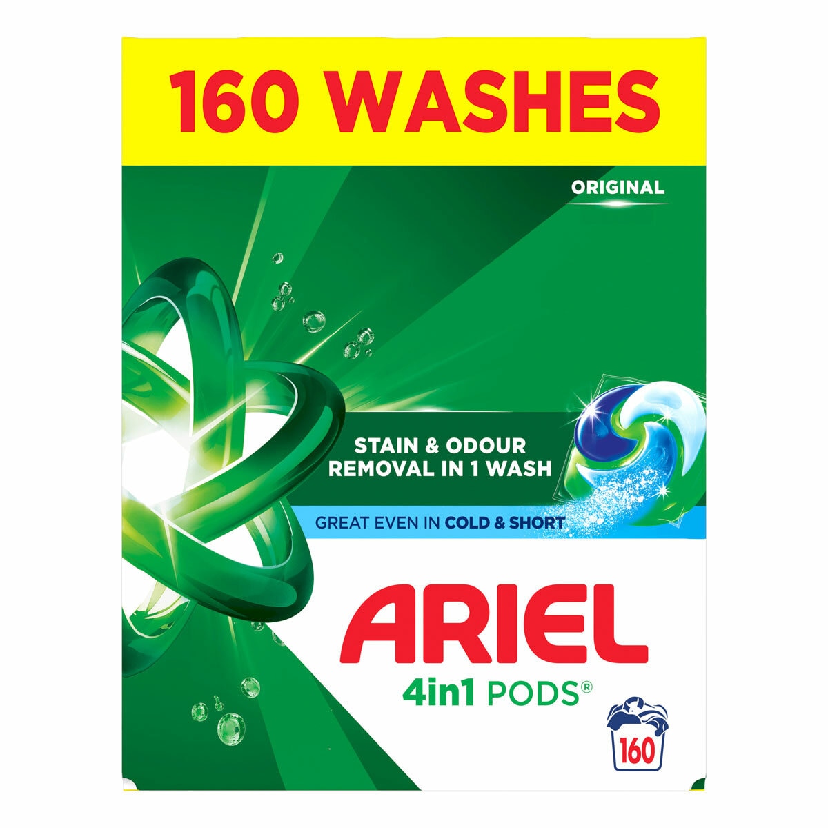 Ariel 4 in 1 Pods, 160 Wash