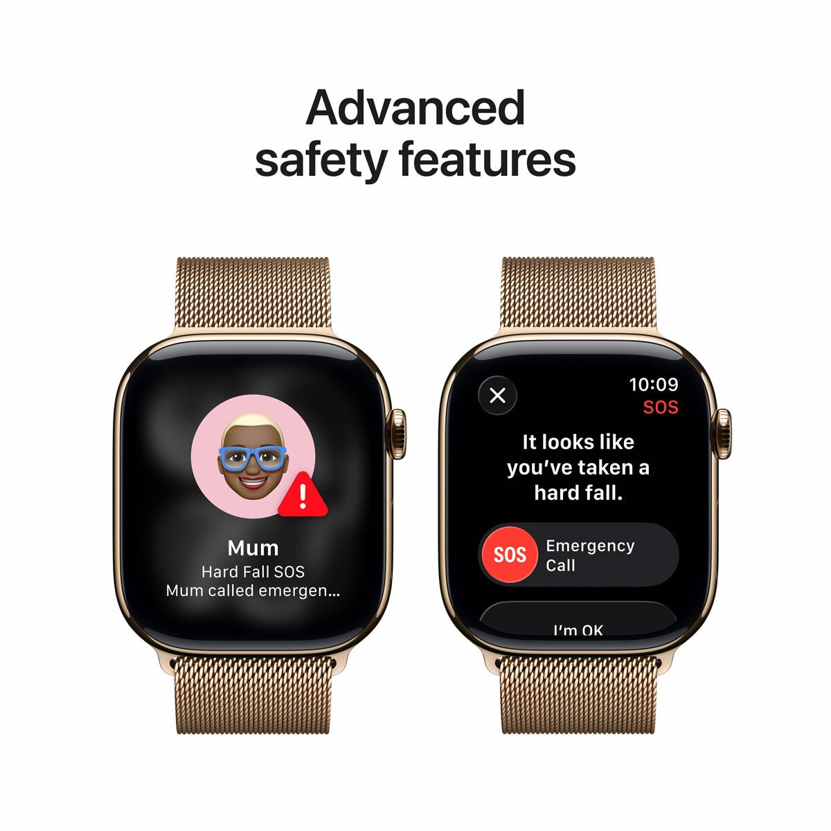 Buy Apple Watch Series 11 GPS + Cellular, 46mm Gold Titanium Case with Gold Milanese Loop - M/L, MFD84MP/A at costco.co.uk