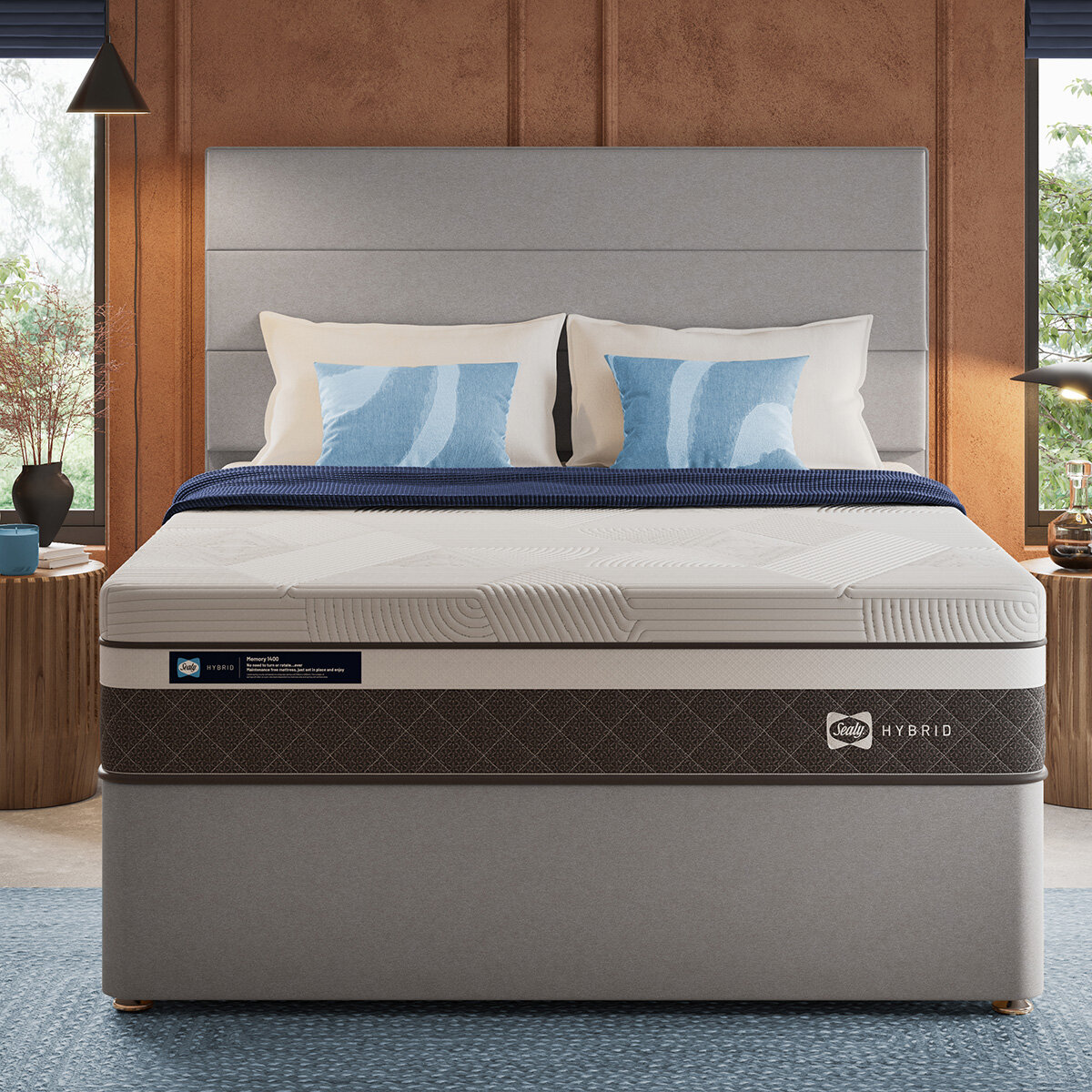Sealy 1400 Pocket Hybrid Memory Mattress in 4 Sizes Sealy 1400 Pocket Hybrid Memory Mattress in 4 Sizes