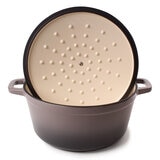 BergHOFF Neo Cast Iron Round Stockpot, 20cm/2.8L in Grey