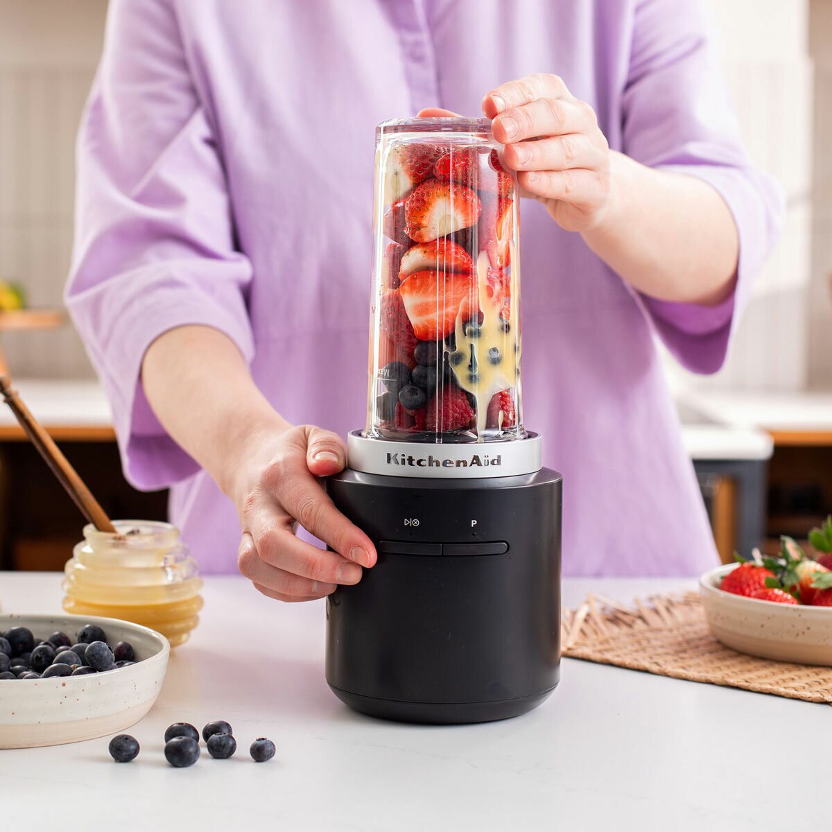 Lifestyle image of KitchenAid Go Cordless Personal Blender