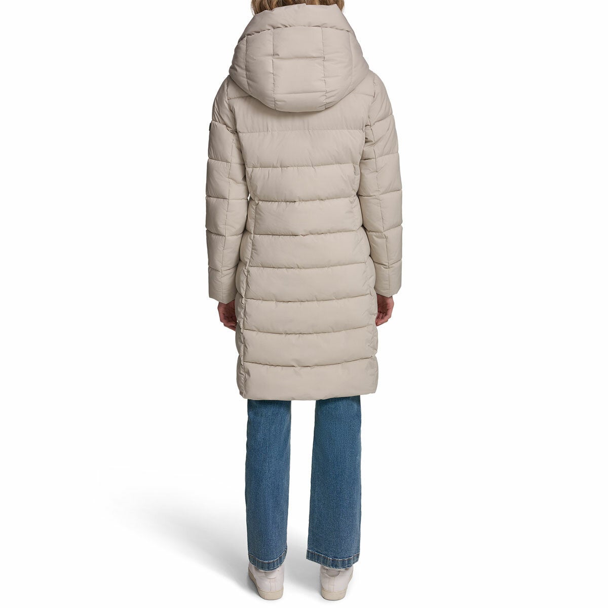 DKNY Women's Puffer Coat with Plush Hood DKNY Women's Puffer Coat with Plush Hood
