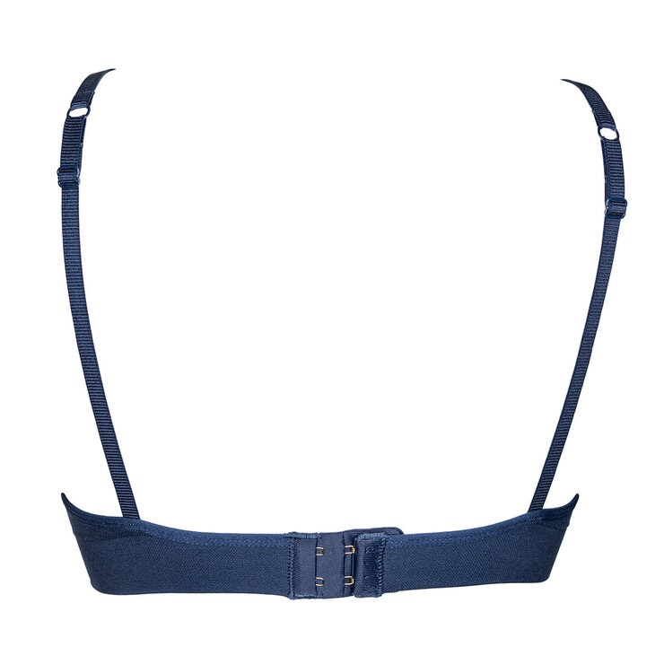 Elle Women's Seamless Bralette, 2 Pack in Blue Fog