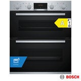 Bosch Series 4 NBS533BS0B Double Oven, A Rated in Stainless Steel