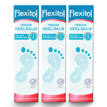 Flexitol Rescue Heel Balm, 3 x 112g