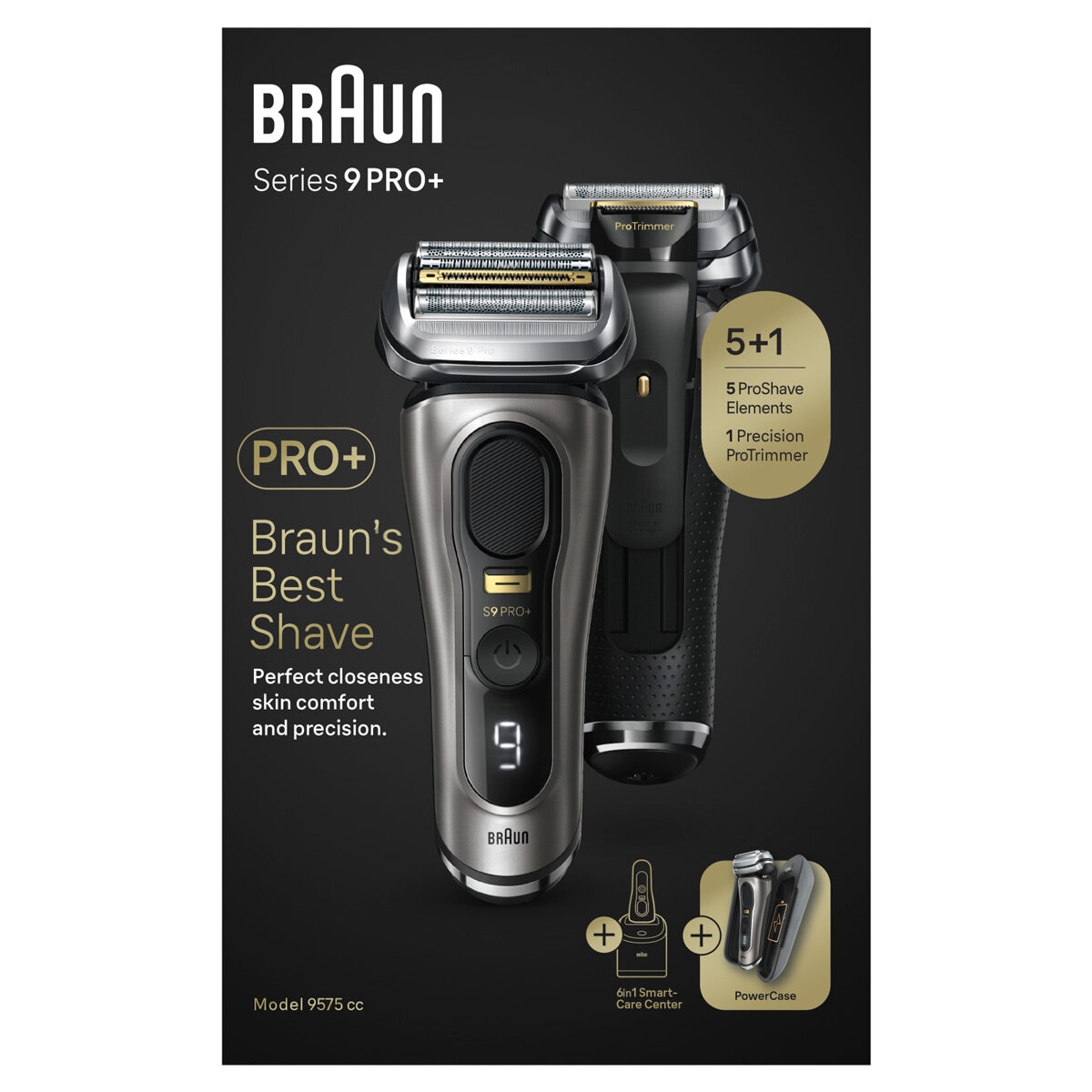 Braun Series 9 Pro Shaver with Cleaning & Charging Statio