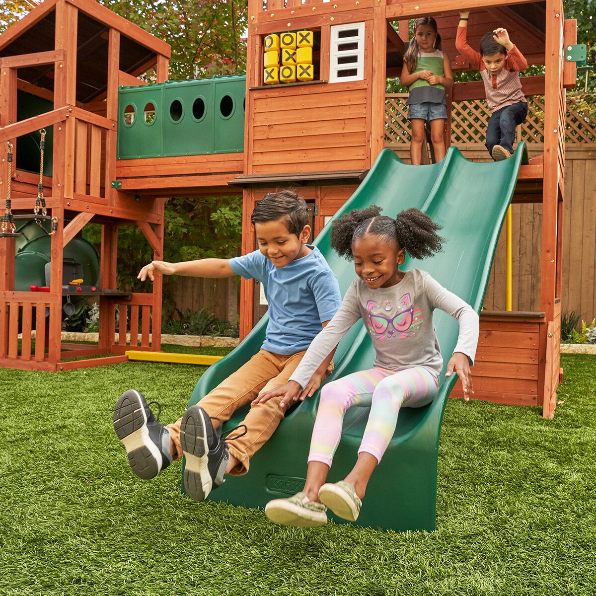 KidKraft Outdoor Odyssey Playcentre and Swing Set 3 10 Y