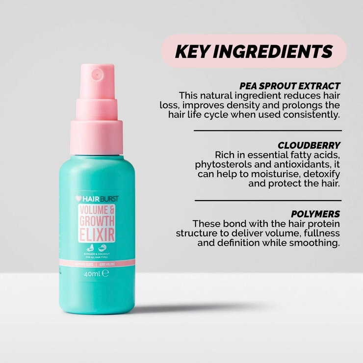 Hairburst, Shampoo & Hair Elixir, Volume & Growth Duo