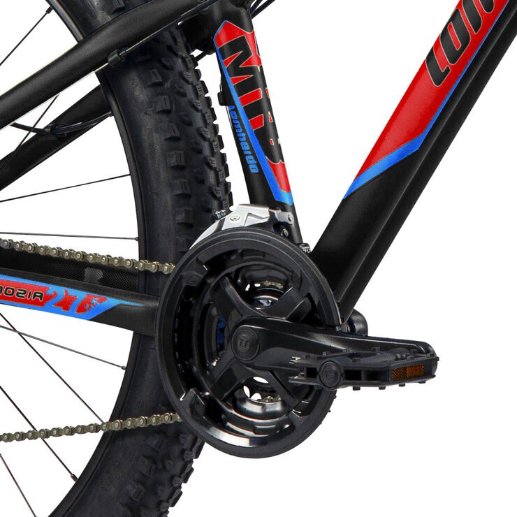 Lombardo Mozia 13" (35cm) Mountain Bike in Black/Red Lombardo Mozia 13" (35cm) Mountain Bike in Black/Red