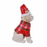 26 inch Christmas Dog Greeter - Doodle in Sweater