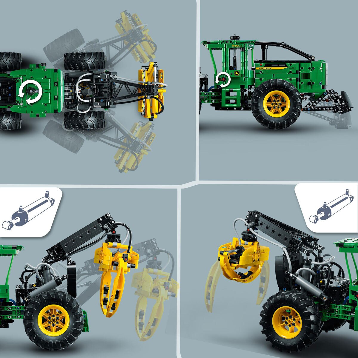 LEGO Technic John Deere Skidder - Model 42157 (11+ Years)