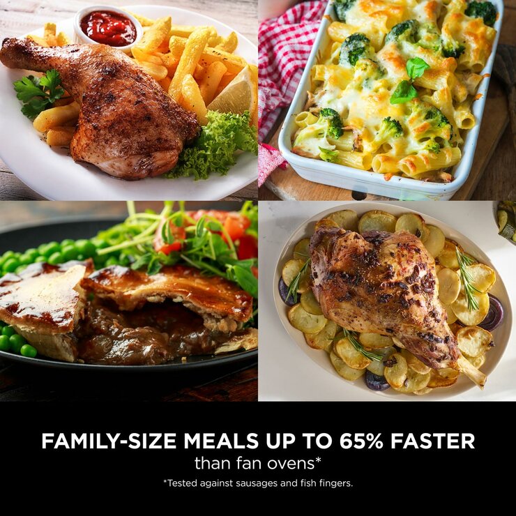 Example of Family Sized Meals made from Ninja Foodi FlexDrawer Dual Air Fryer