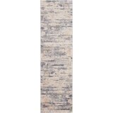 Rustic Textures Rustic Beige & Grey Runner Rug