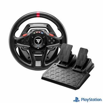 T-128 Thrustmaster Racing Wheel with Pedals for PS5, PS4 and PC