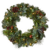 Buy 24" Greenery Wreath Close-up2 Image at Costco.co.uk