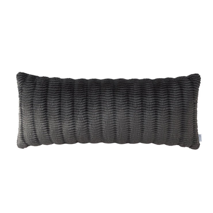 Casual Living Faux Fur Body Pillow in Dark Grey, 50 x 121 cm Casual Living Faux Fur Body Pillow in Dark Grey, 50 x 121 cm