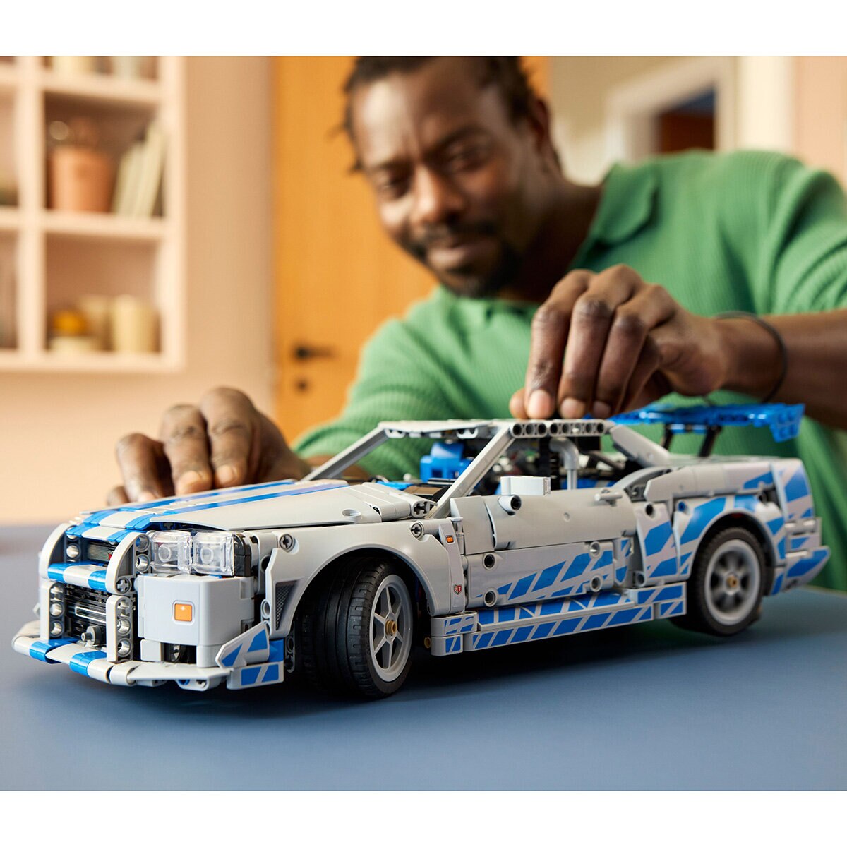 LEGO Technic 2 Fast 2 Furious Nissan Skyline GT-R (R34) Car - Model 42210 (18+ Years)