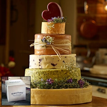 The Dorchester 6-Tier Cheese Celebration Cake, 15kg (Serves 500 Portions)