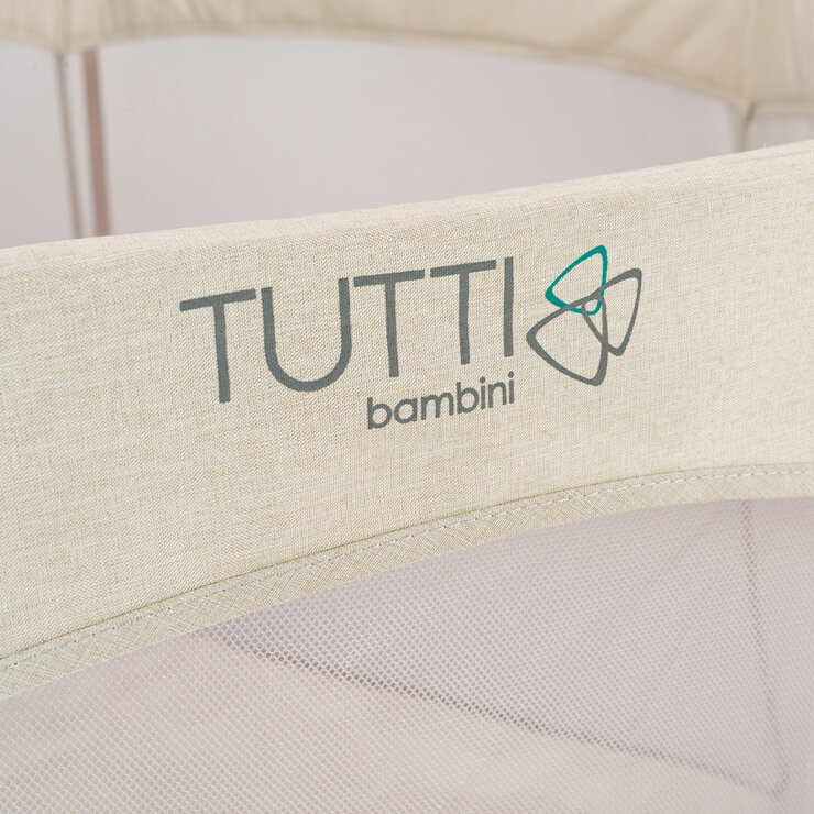 Tutti Bambini Hexa Playpen with Travel Carry Case in Beige Tutti Bambini Hexa Playpen with Travel Carry Case in Beige