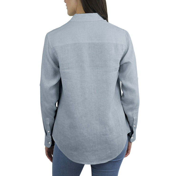 Jachs Ladies Linen Long Sleeve Shirt Jachs Ladies Linen Long Sleeve Shirt