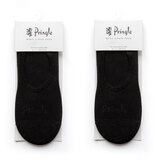 Pringle Men's 2 x 3 Pack Invisible Socks in Black, Size 7-11