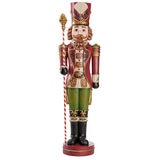 Nutcracker on white background back