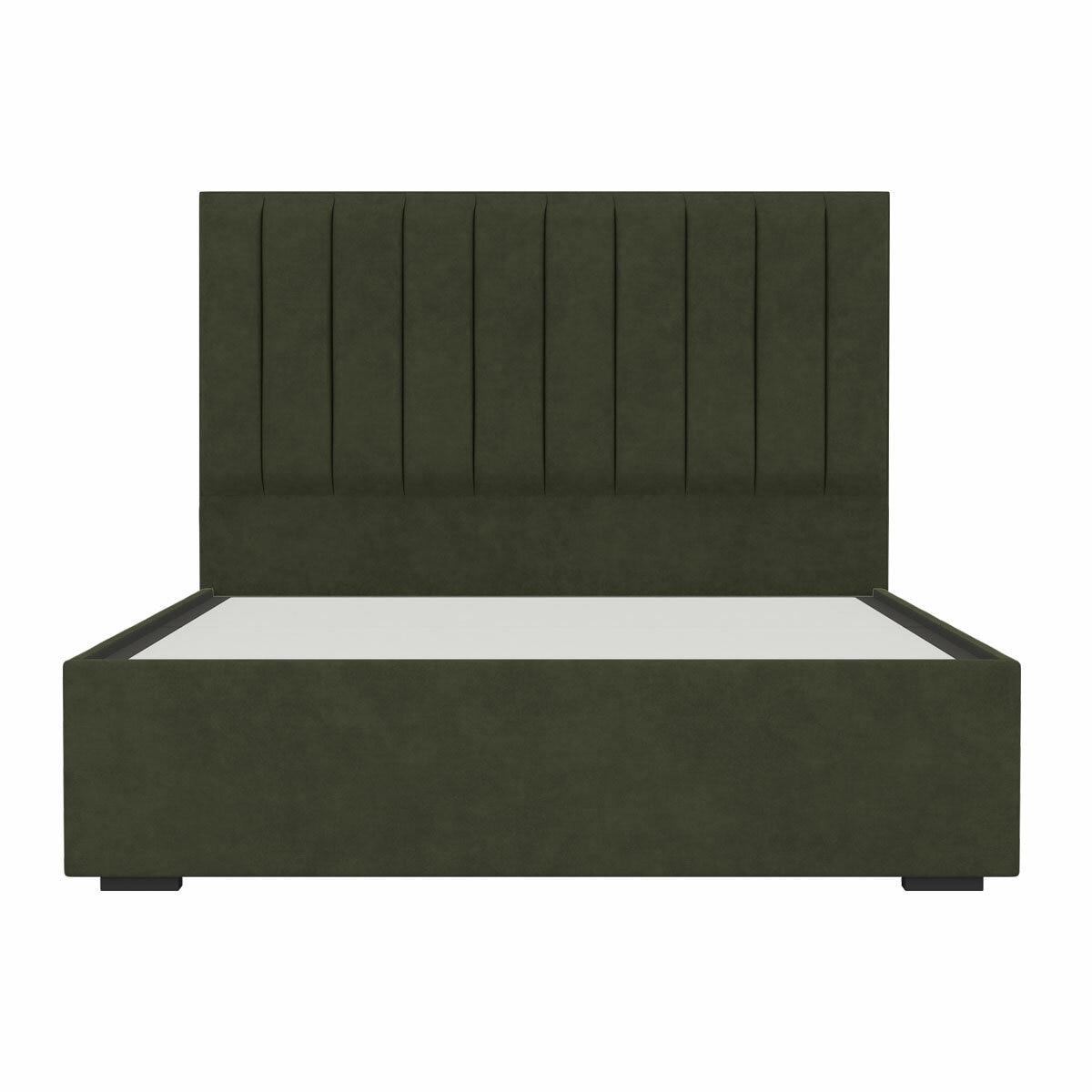 Highgrove Swift Green Fabric Full Ottoman Bed Frame in 3 Sizes