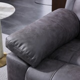 Lucca Grey Fabric Power Reclining 2 Seater Sofa