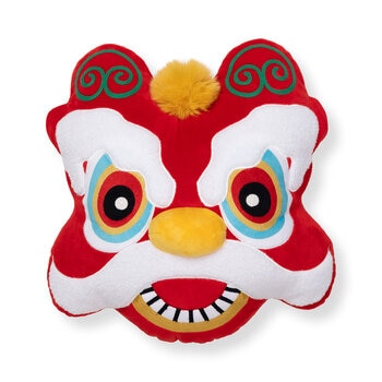 Lunar New Year Dancing Lion Cushion