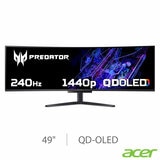 Acer Predator X49 X, 49 Inch DQHD, 240Hz, QD-OLED Gaming Monitor, UM.SXXEE.X02