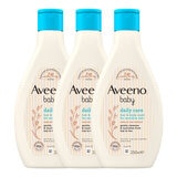 Aveeno Baby Hair & Body Wash, 3 x 400ml