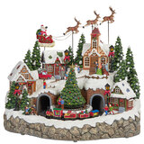 Buy Snowy Holiday Village Centerpiece Overview Image at Costco.co.uk
