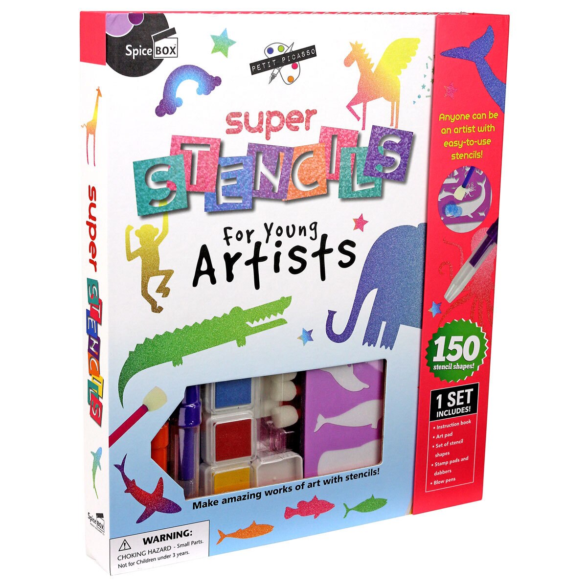 Front image of Stencil box
