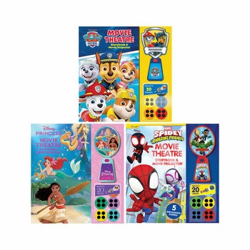 Movie Projector in 3 Options: Paw Patrol, Disney Princess or Spidey