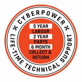 CyberPower, AMD Ryzen 7 9800X3D, 32GB RAM, 2TB SSD, NVIDIA GeForce RTX 5070 Ti, Gaming Desktop PC