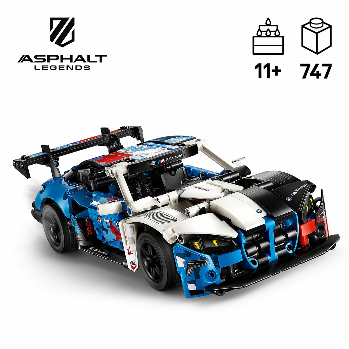 LEGO Technic BMW M4 GT3 EVO Race Car - Model 42226 (11+ Years)