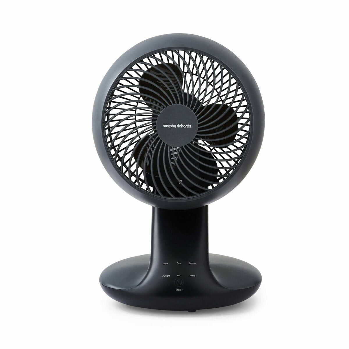 Front profile of MorphyAir Flex 10" Air Circulator without power on