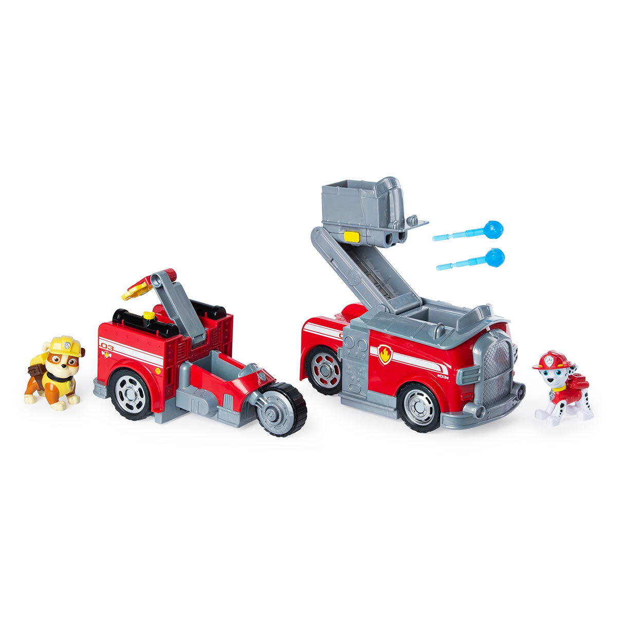 Paw Patrol Split-Second Vehicle With Rubble and Marshall (3+ Years)