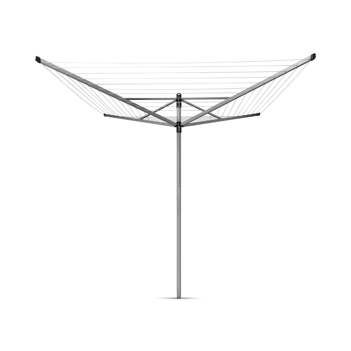 Drying rack Wall and Ceiling Dryer 180cm Hand-Cranked 4-Bar Airer  Clothesline Aluminum for Home Bathroom Outdoor Laundry Silver