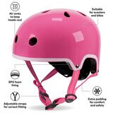 Micro Maxi Deluxe LED Purple Scooter with Small Pink Helmet and Unicorn Lunch Bag (5+ Years)