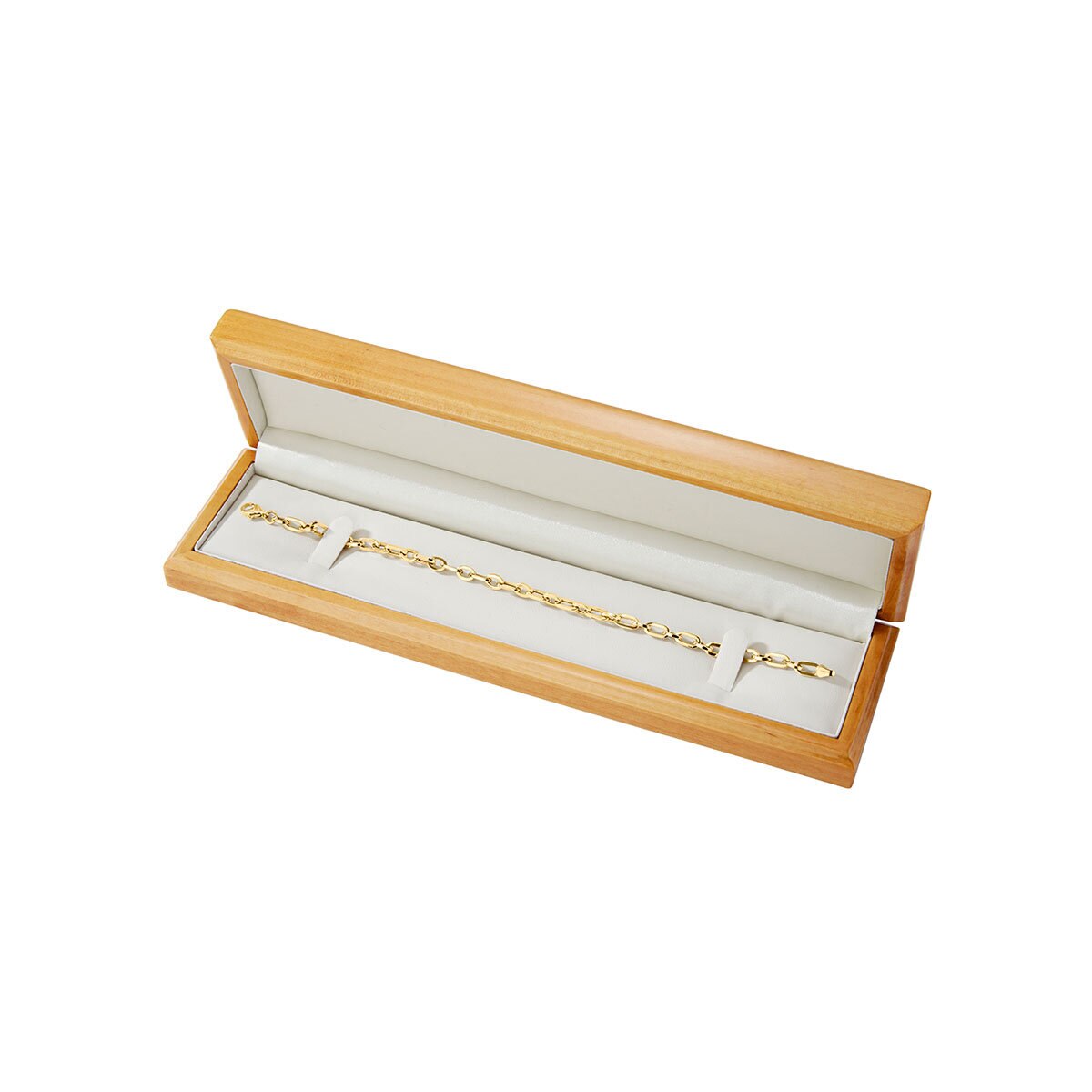 14ct Yellow Gold Paperclip Link Bracelet