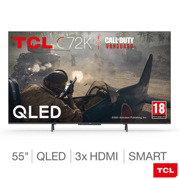TCL 55C720K 55 Inch QLED 4K Ultra HD Smart Android TV