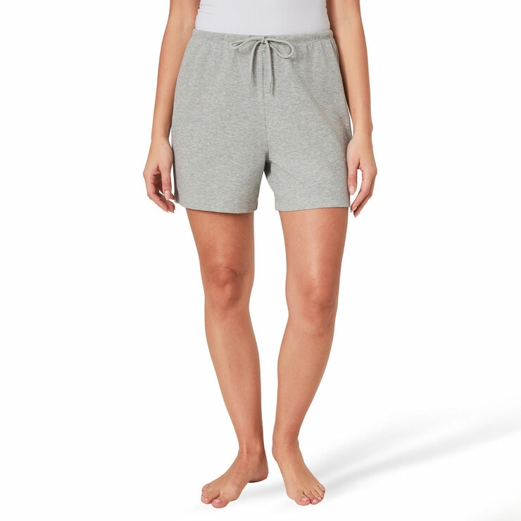 Well & Calm Ladies 3 Piece Waffle Lounge Set in Grey