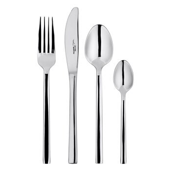 Stellar James Martin Stainless Steel Cutlery Set, 64 Piece