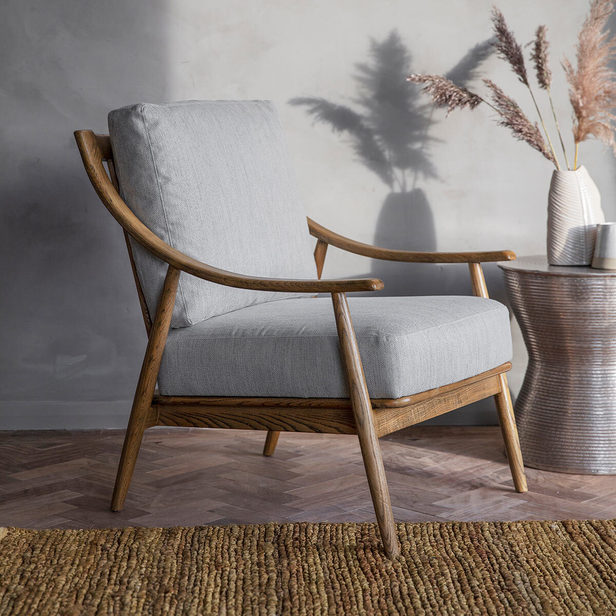 Gallery Ashford Natural Linen Armchair Costco UK