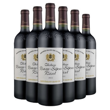 Chateau Beau Sejour Becot Saint Emilion GCC 2022, 6 x 75cl